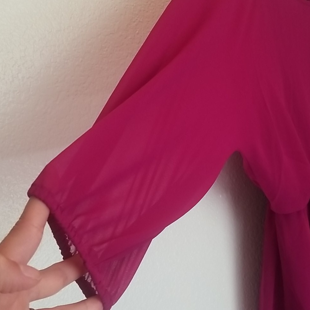 Express Fuchsia Dress - Picture 2 of 4